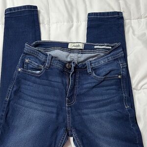 Angel Dark Blue Skinny Jeans for Women